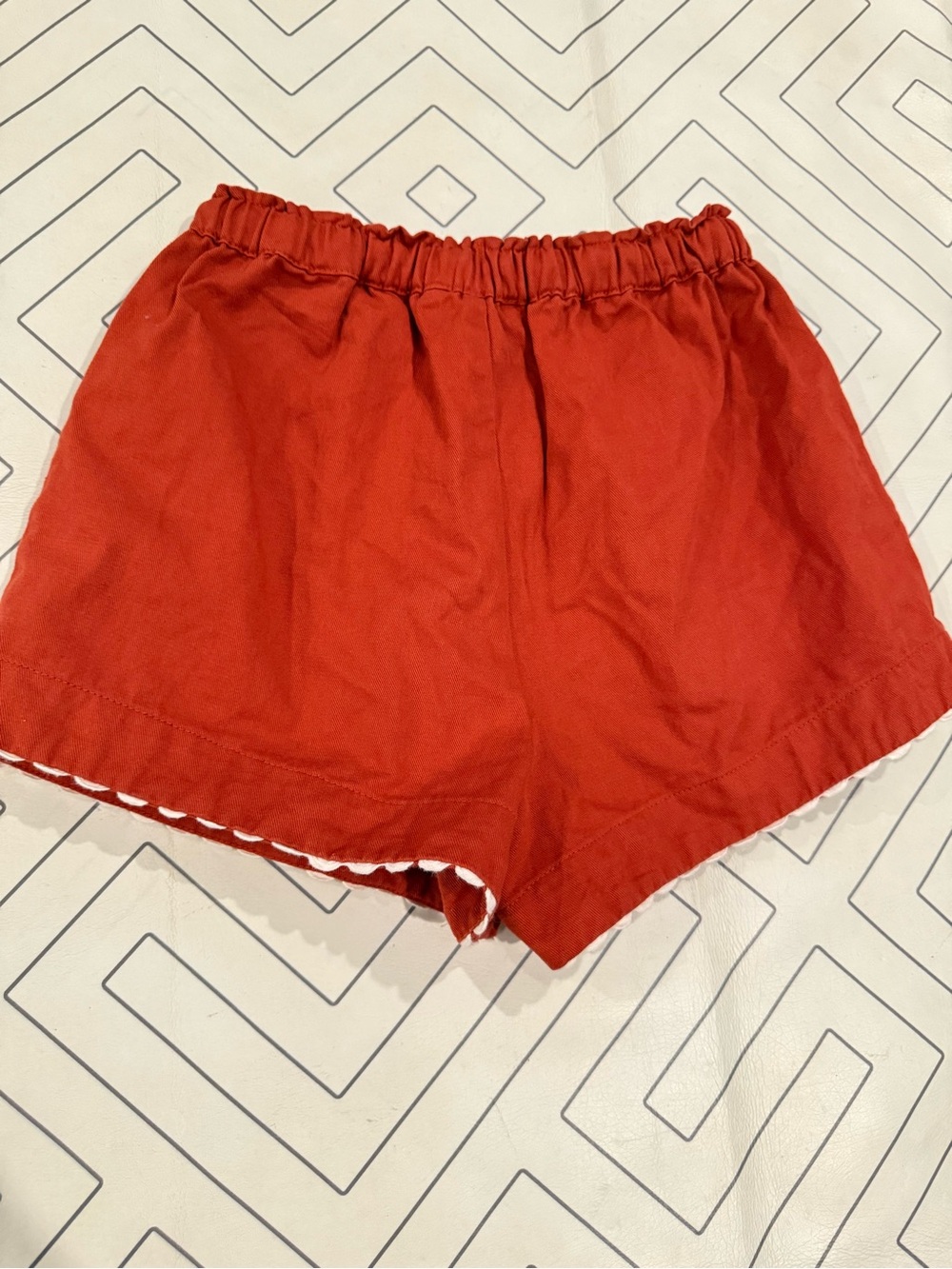 Monoprix Rust Shorts - Picture 10 of 12